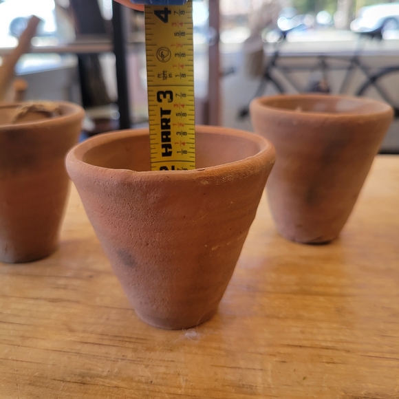 Mini clay vases- SPRING FUN!! Set of 4 - Picture 11 of 13
